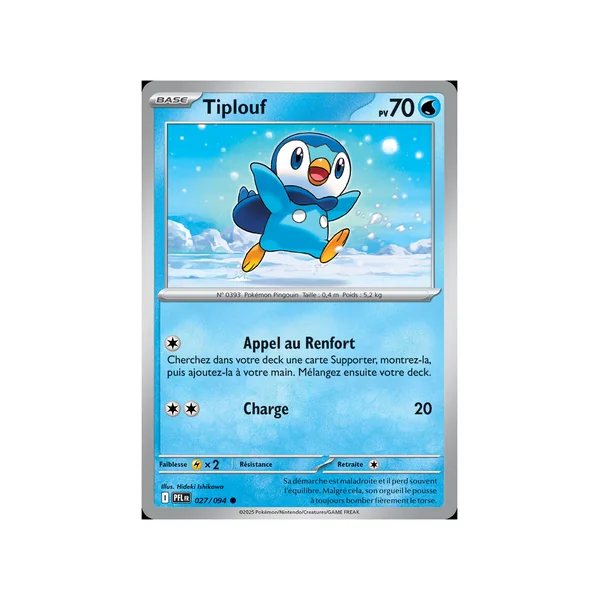Carte Pokémon Tiplouf 027/094 Commune Flammes Fantasmagoriques