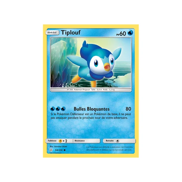 Carte Pokémon Tiplouf 54/236 Commune Éclipse Cosmique