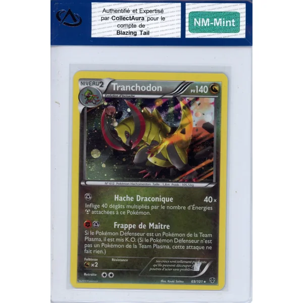 Carte Pokémon Tranchodon 69/101 COLLECTAURA NM-Mint