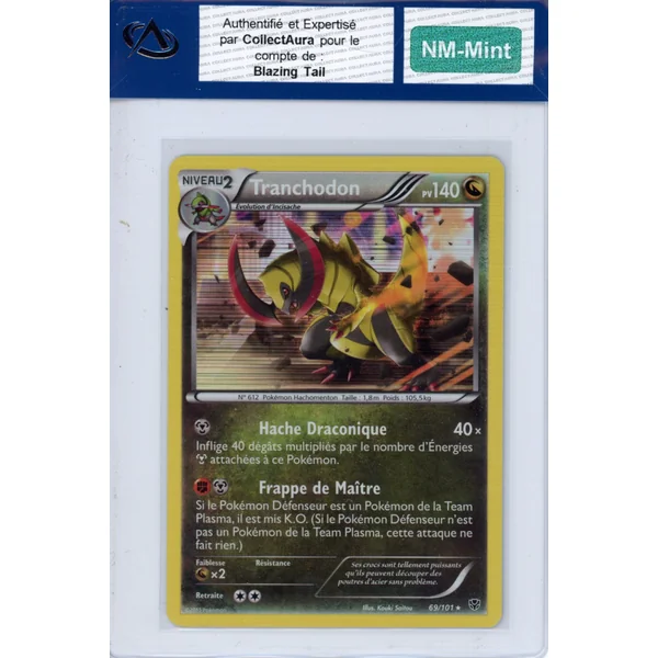 Carte Pokémon Tranchodon 69/101 COLLECTAURA NM-Mint