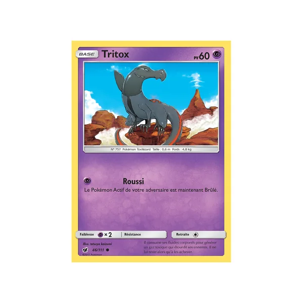 Carte Pokémon Tritox 46/111 Commune Invasion Carmin