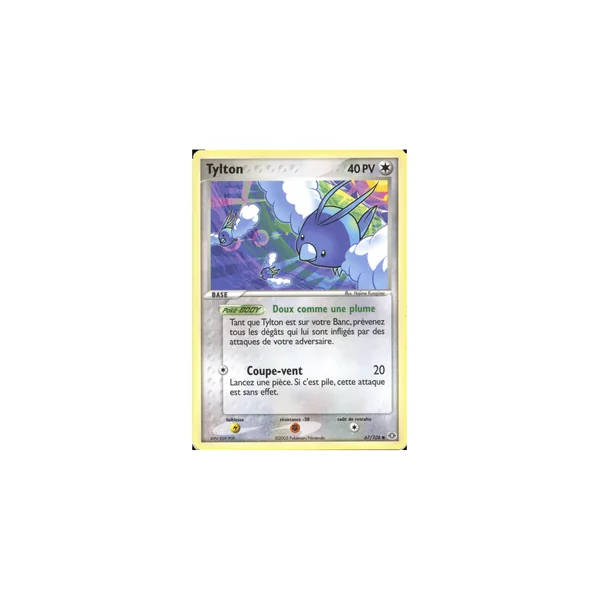 Carte Pokémon Tylton 67/101 Commune Émeraude