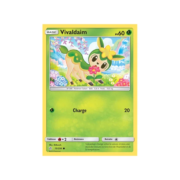 Carte Pokémon Vivaldaim 15/236 Commune Éclipse Cosmique