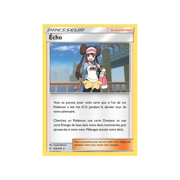 Carte Pokémon Écho 204/236 Holographique Éclipse Cosmique