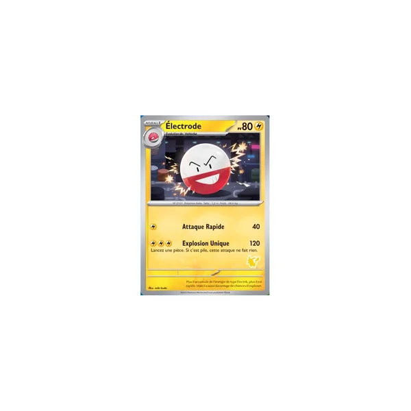 Carte Pokémon Électrode Aucune Mon premier combat