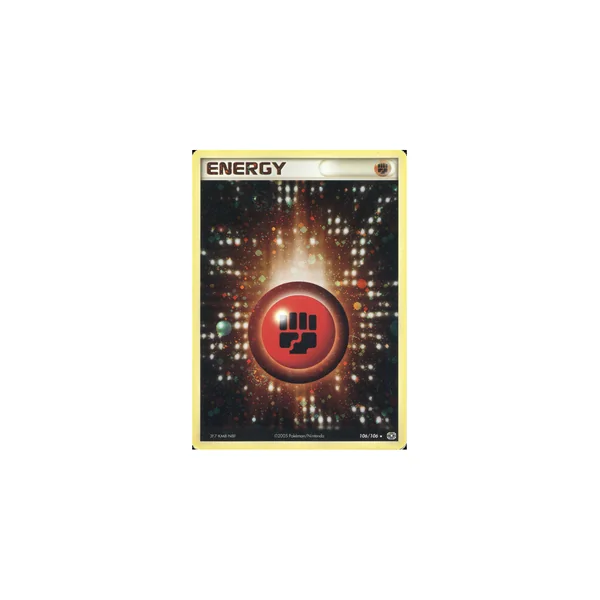 Carte Pokémon Énergie Combat 106/106 Holographique Émeraude