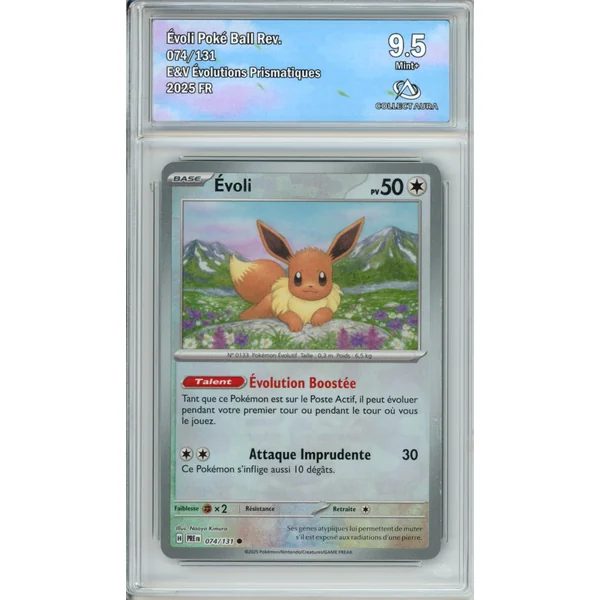 Carte Pokémon Évoli 074/131 COLLECTAURA 9,5