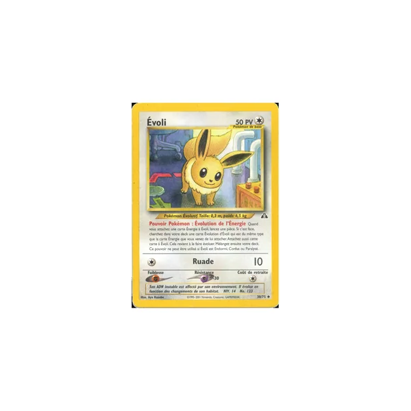 Carte Pokémon Évoli 38/75 Peu commune Neo Discovery