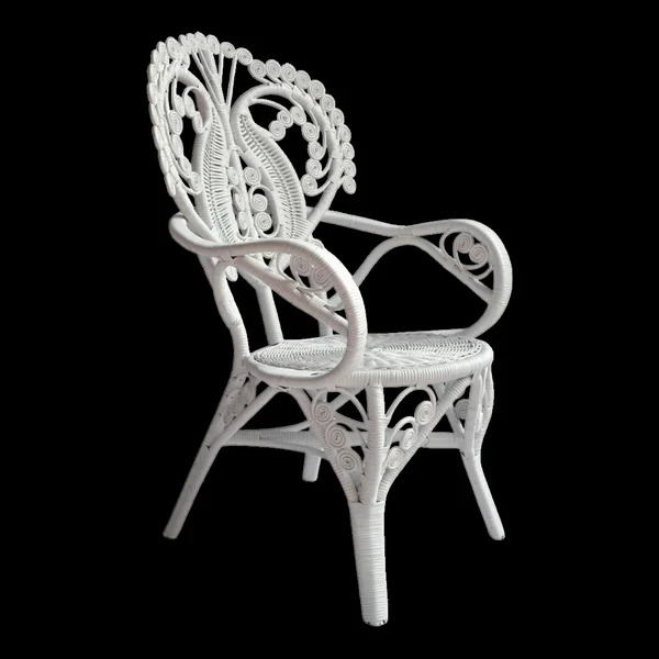 Chaise de salle à manger en rotin vintage