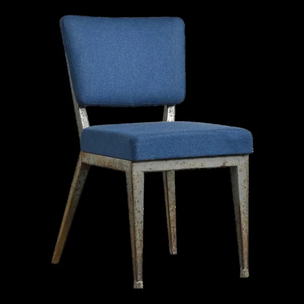 Chaise en métal de Cansado, circa 1960