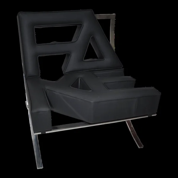 Chaise longue de style Barcelone — pièce sculpturale d'exception