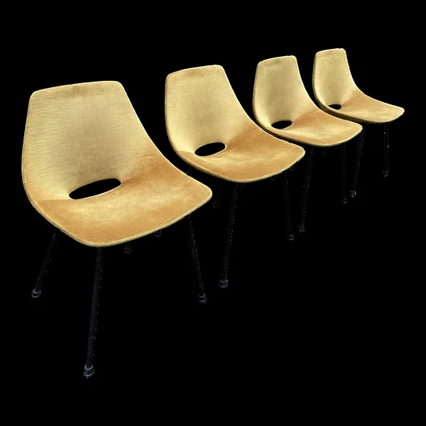 Chaise tonneau de Pierre Guariche