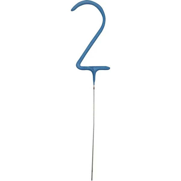 Cierge Magique Bleu 17cm - Chiffre 2