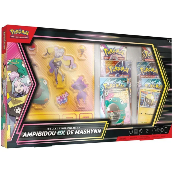 Coffret Collection Premium - Ampibidou-Ex de Mashynn - FR - Pokémon