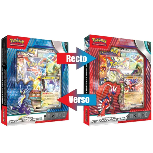 Coffret - Puissance Paradoxe (Double Miraidon & Koraidon EX) - FR - Pokémon