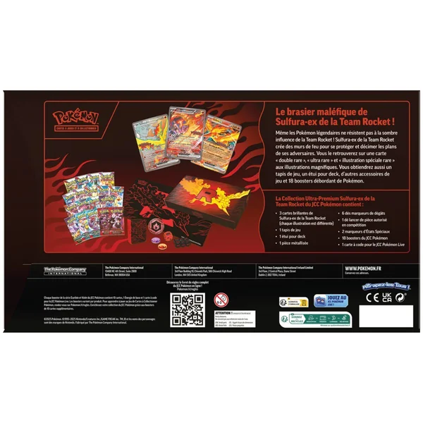 Coffret Ultra Premium - Sulfura-ex de la Team Rocket - Pokémon - FR
