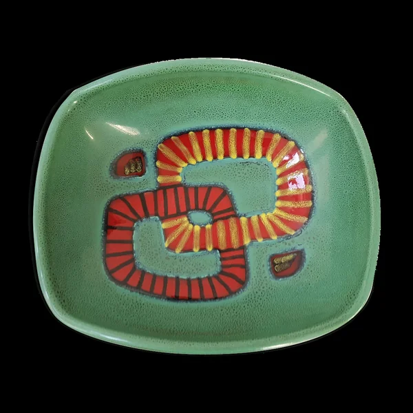 Coupe en céramique vintage, Elchinger, 1950