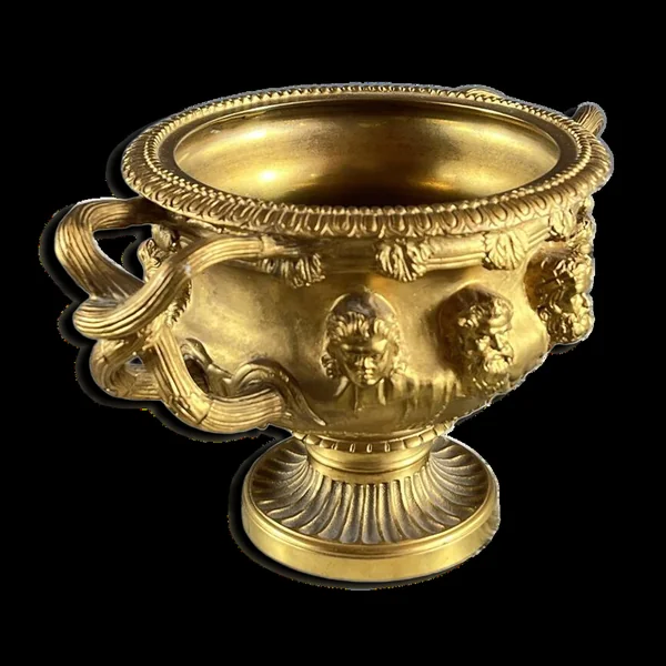 Coupe pompéienne à deux anses en bronze, XIXe siècle