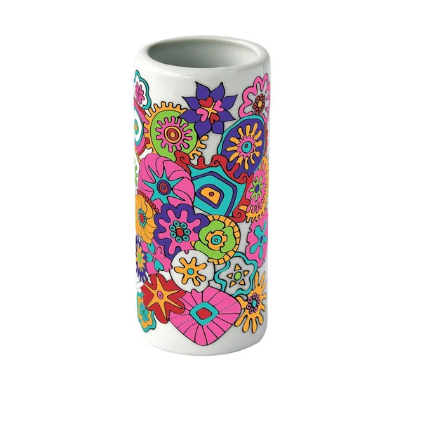 Création vase à colorier