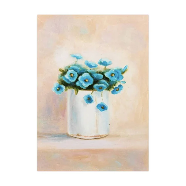 Cuadro al óleo de flores. Flores al óleo. Cuadro de flores.