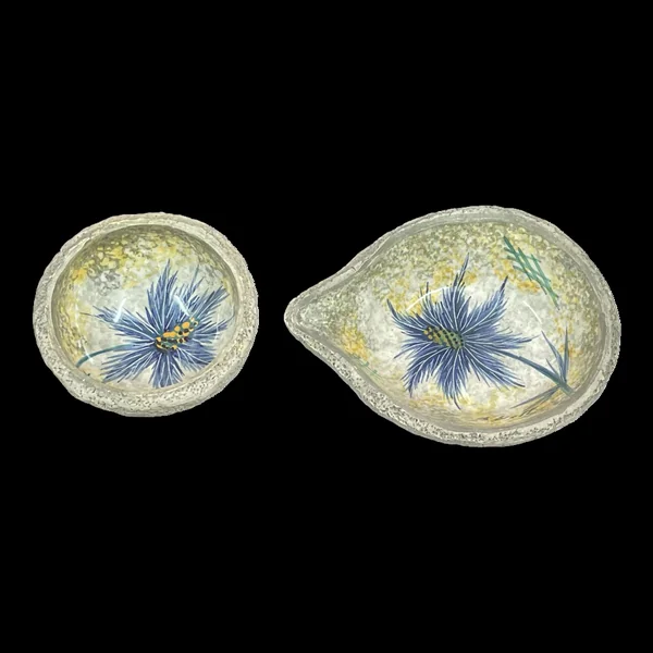Céramique Vallauris de J. YELL , lot de 2 - (9 à 15 cm)