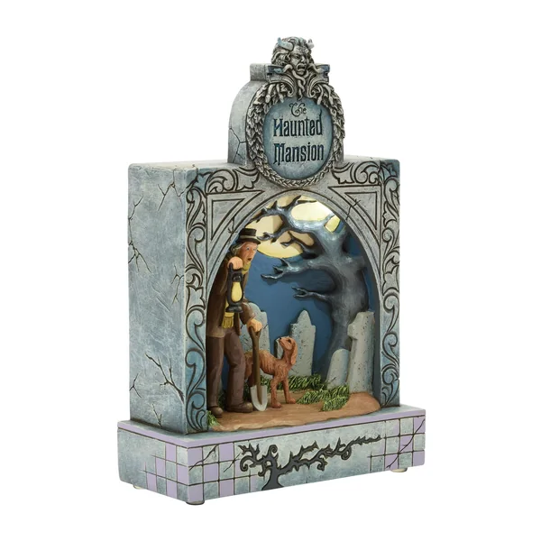 Diorama LED Manoir Hanté - Disney Traditions