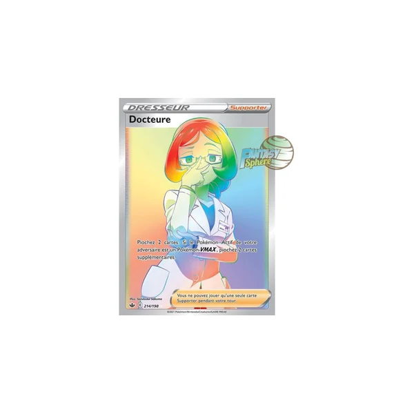 Docteure - Secret Rare 214/198 - Epee et Bouclier Regne de Glace