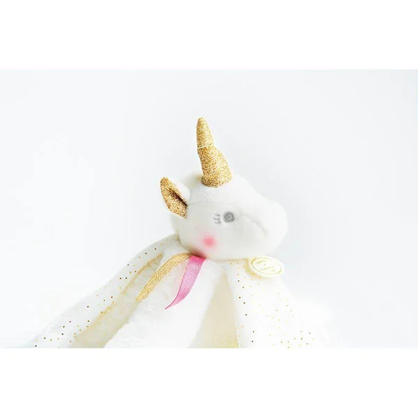 Doudou licorne or