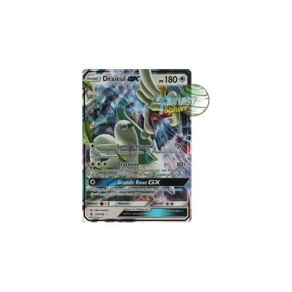 Draïeul GX - Ultra Rare 115/145 - Soleil et Lune 2 Gardiens Ascendants