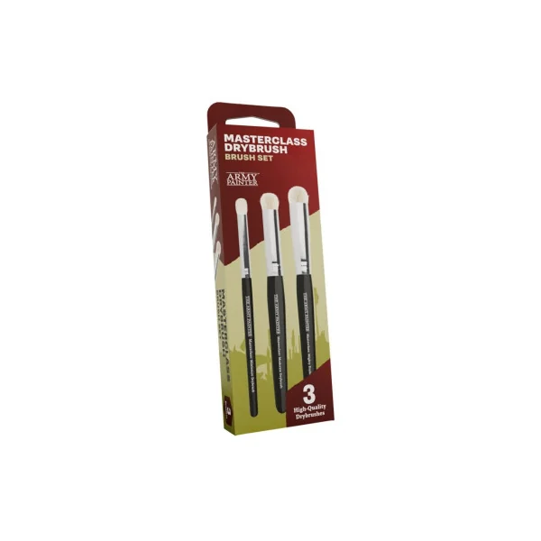 Drybrush Set - 3 pinceaux brossage à sec - The Army Painter