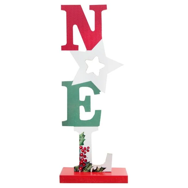 Décor Bois Noël Houx
