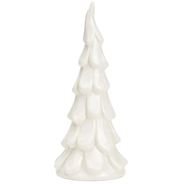 Décoration de Noël – Sapin en Céramique Blanc – 24 cm