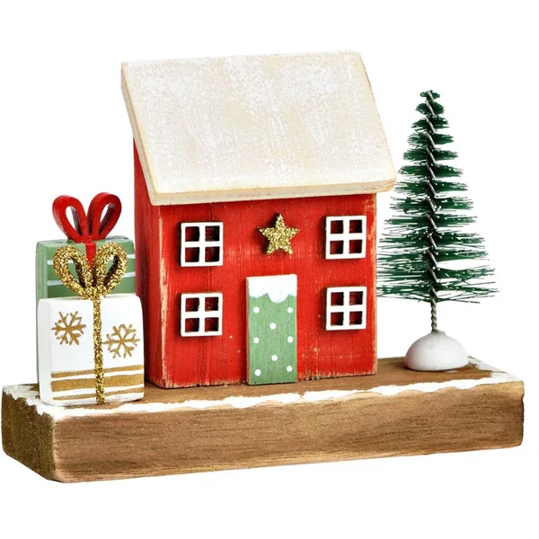 Décoration – Maison de Noël en Bois