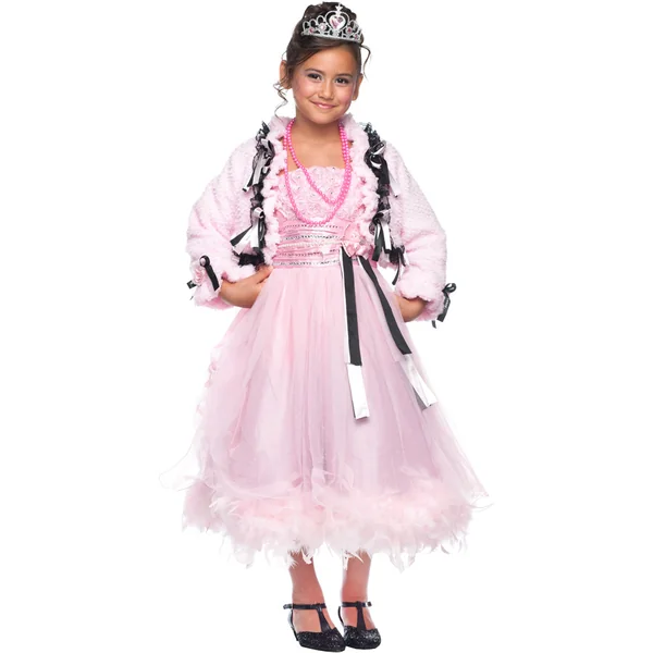 Déguisement Princesse Bal Rose Luxe Taille 5-6 ans