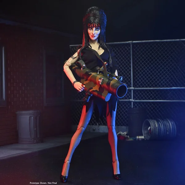 ELVIRA - 8” CLOTHED ACTION FIGURE - COMMANDO ELVIRA