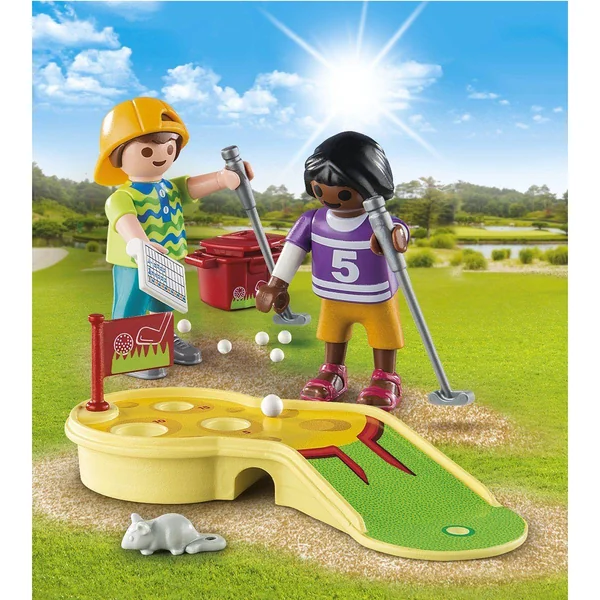 Enfants et minigolf Playmobil Special Plus 9439