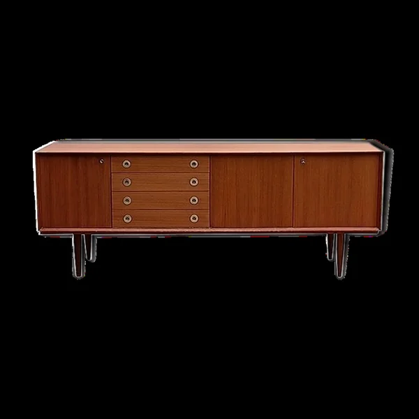 Enfilade en teck design scandinave années 1950