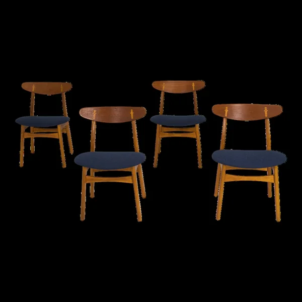 Ensemble de 4 chaises de salle à manger « Ch30 » - Hans J. Wegner