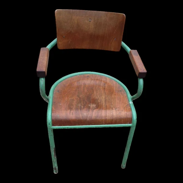 Fauteuil d'instituteur en tube année 1950