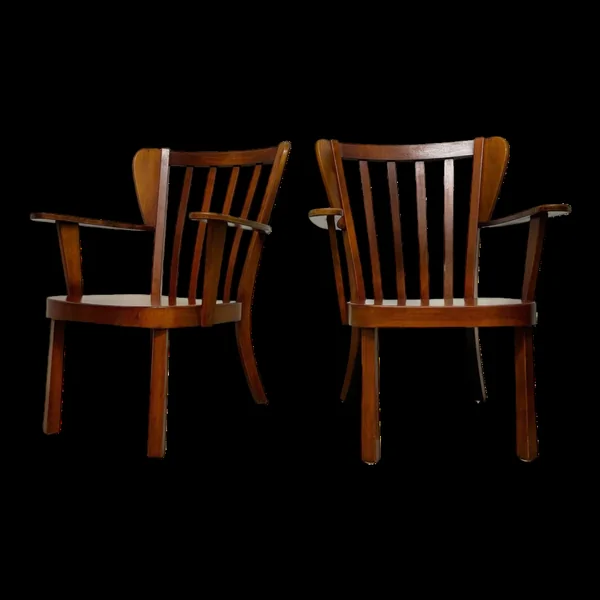 Fauteuils Mid-Century de Fritz Hansen années 40