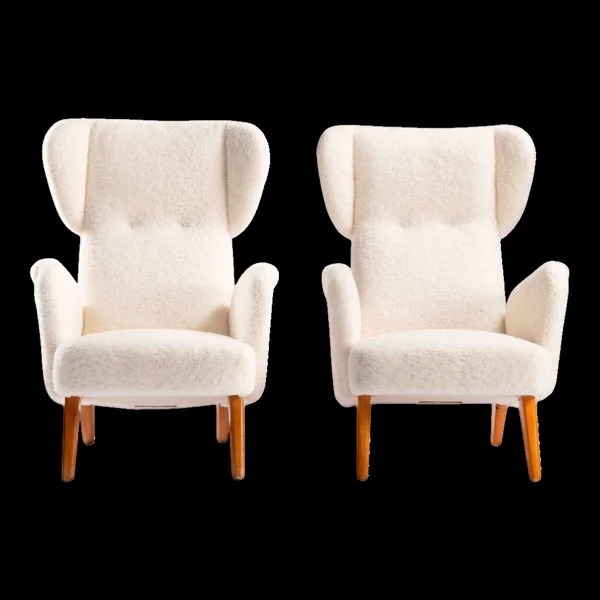 Fauteuils wingback – Carl Gustaf Hiort