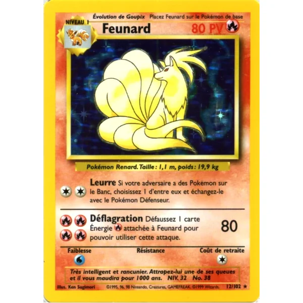 Feunard 12/102 (Holographique)