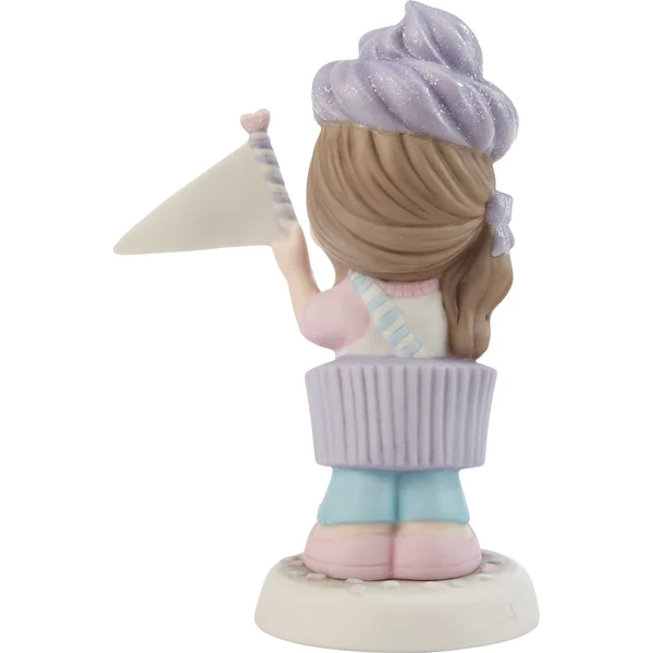 Figurine Fille Cupcake Violet - Precious Moments