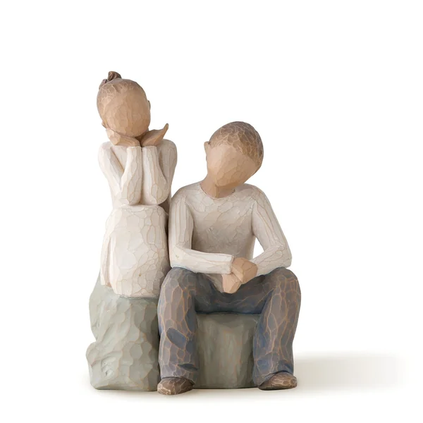 Figurine Frère et sœur - Willow Tree - À mes côtés