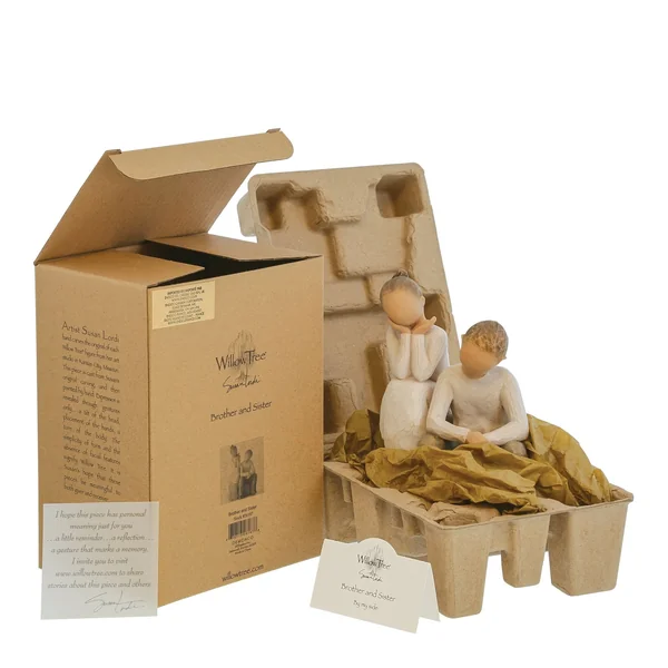 Figurine Frère et sœur - Willow Tree - À mes côtés