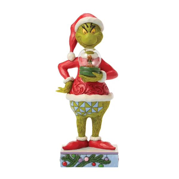 Figurine Le Grinch Globe de Noël - Grinch by Jim Shore