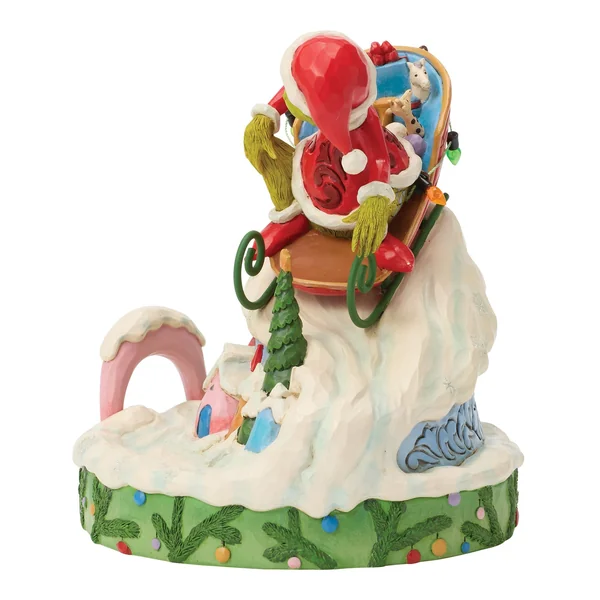 Figurine Le Grinch Traîneau - Grinch by Jim Shore