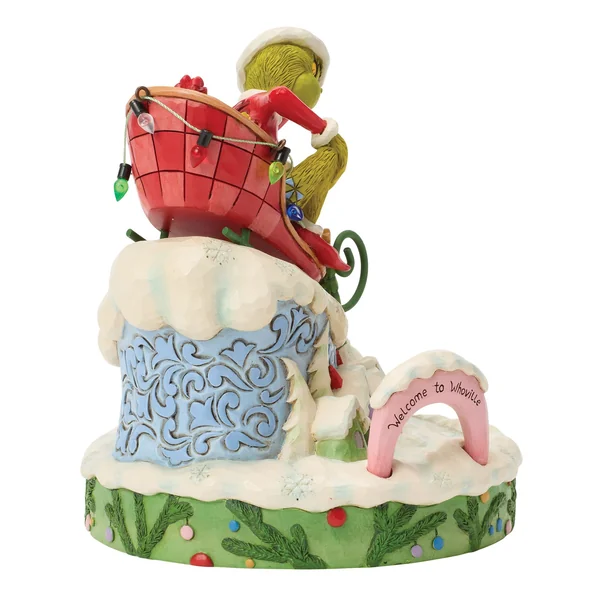 Figurine Le Grinch Traîneau - Grinch by Jim Shore