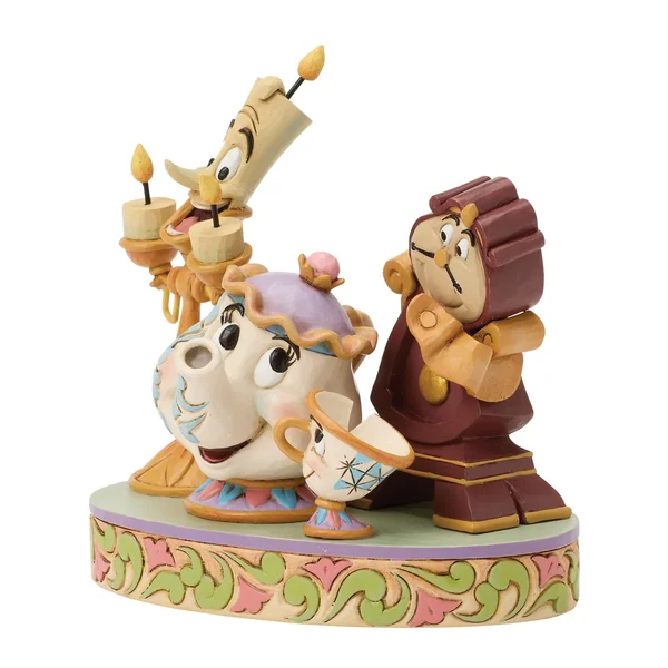 Figurine Lumière Mme Samovar Zip et Big Ben - Disney Traditions