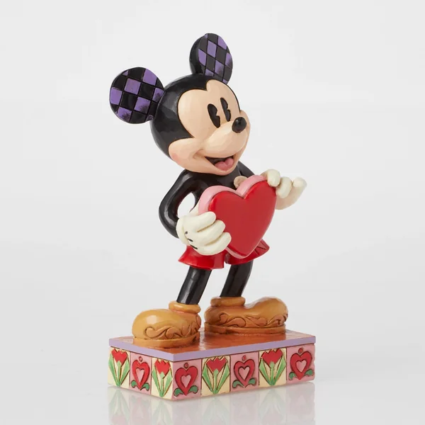 Figurine Mickey Cœur personnalisable - Disney Traditions